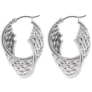 Twisted Hoop Earrings